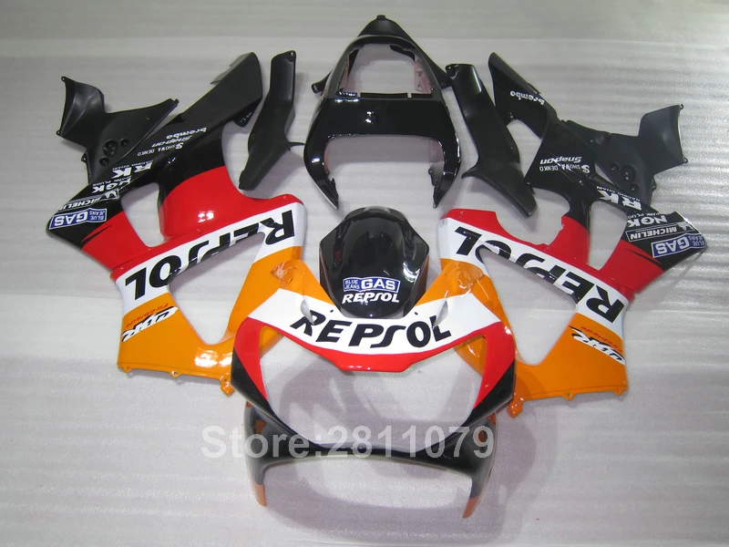 

Injection molding plastic fairing kit for Honda CBR929RR 00 01 orange black fairings set CBR929RR 2000 2001 PA01