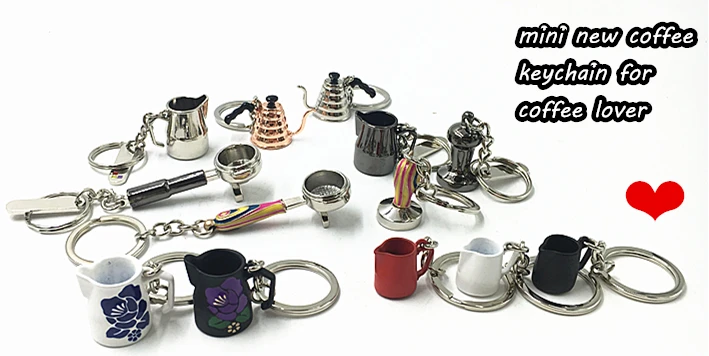 Ivykinキーホルダーコーヒーアクセサリーキーホルダーミルクジャグ 改ざん Portafilter Milk Jug Coffee Accessoriescoffee Milk Jug Aliexpress