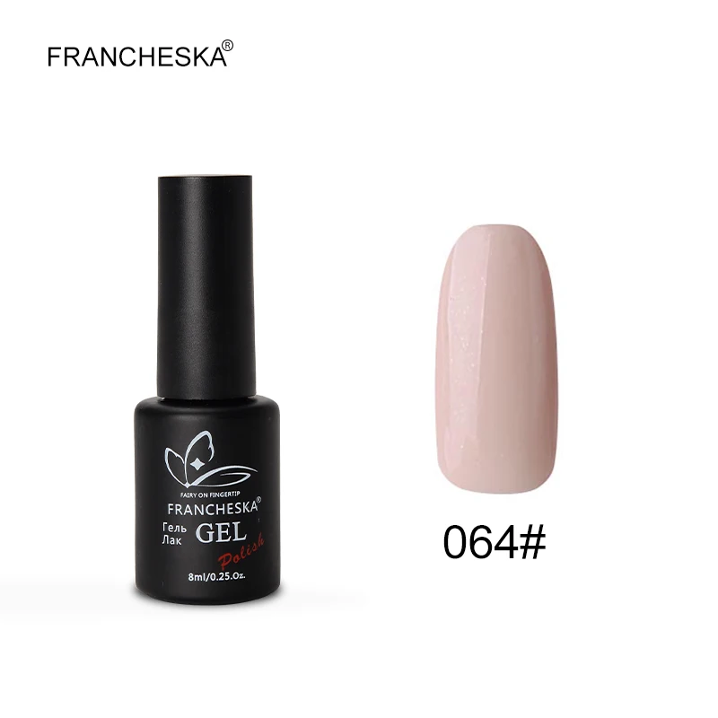 Francheska Гель-лак для ногтей УФ-гель nagels spulletjes gellak Гель-лак nagellak unhas de лак набор цветов nagels nai lart oje - Цвет: gel polish 64