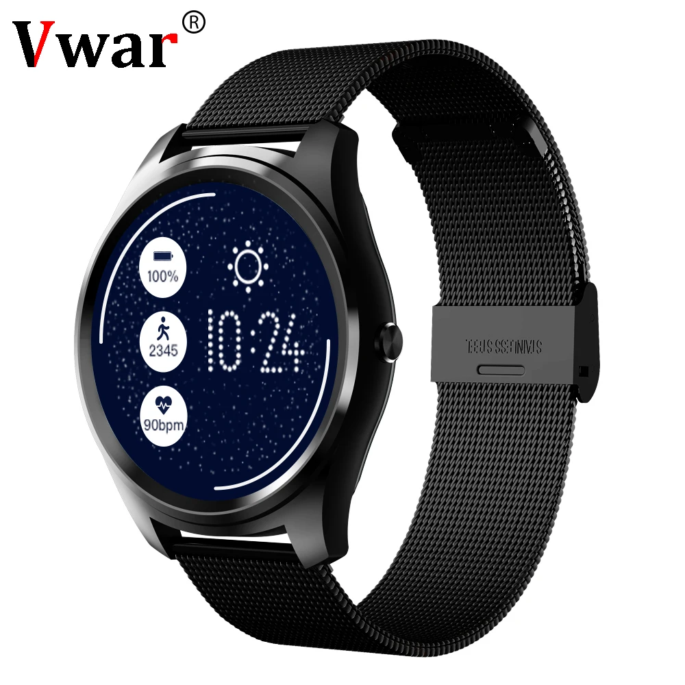 

Vwar X10 Fashion Smart Watch Men Women Color Screen Smartwatch Voice Control Heart Rate Blood Pressure Monitor Pedometer for ios