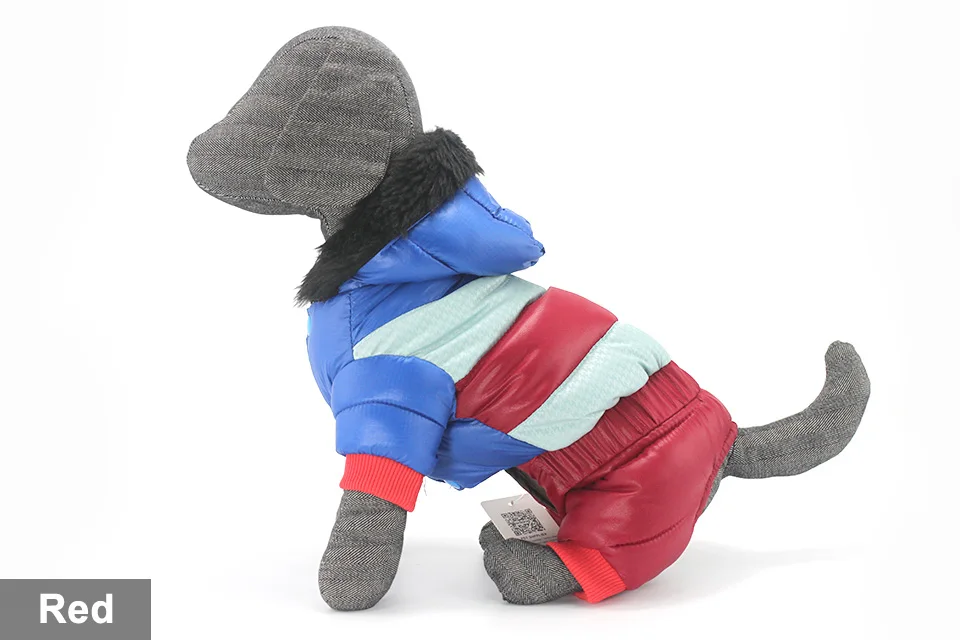 adidog New Winter Pet dog Clothes for Small Medium Dog Pet clothing Coat hoodies Waterproof Super Warm Jacket Snow chihuahua for Winter 1113