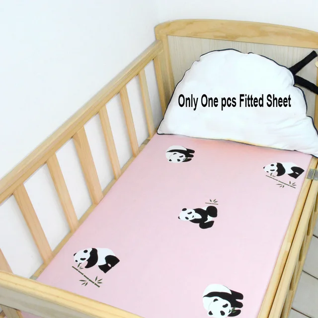 Baby Fitted Sheet 100 Cotton Home Textile Bed Sheets Covers Mattress Cover Protector Crib Sheet