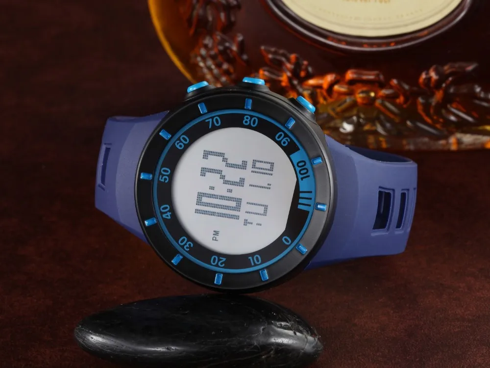Reloj Masculino, мужские спортивные часы с резиновым ремешком, OHSEN, цифровые, Hombre, 5 АТМ, водонепроницаемые, ударопрочные, наручные часы с будильником, мужские часы