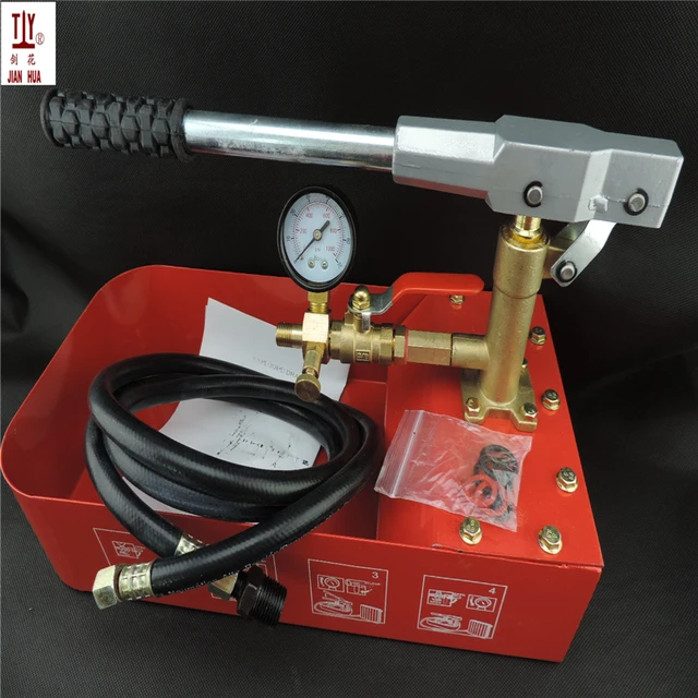 6MPA 0 50KG Full copper manual test pump pipe pressure tester PPR water