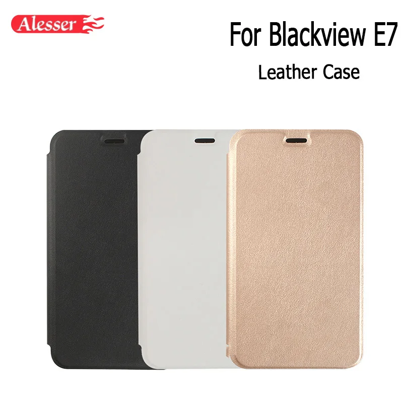 Alesser For Blackview E7 Leather Case Flip Cover With Silicon Case Cellphone Protective Case For Blackview E7 Phone Accessories