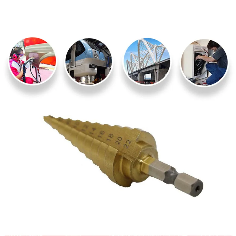 Full grinding High speed Steel Mini Twist Drill Hole Opener Titanium