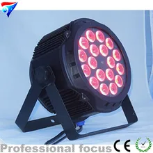 18x18 Вт RGBWA УФ сценическое освещение 6in1 СВЕТОДИОДНЫЙ Крытый Par Банок светодиодный PAR IP20 пар-прожектор света