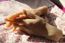 Solid Silicone male Hands font b Sex b font font b Doll b font Real Skin