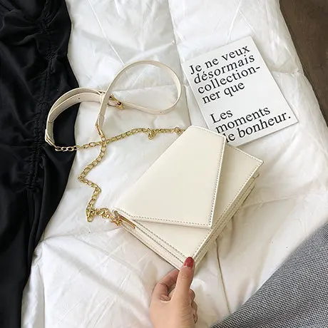 

Fashion Simple Small Square Bag Women's Designer Handbag 2019 High-quality Pu Leather Chain Mobile Phone Shoulder Bags