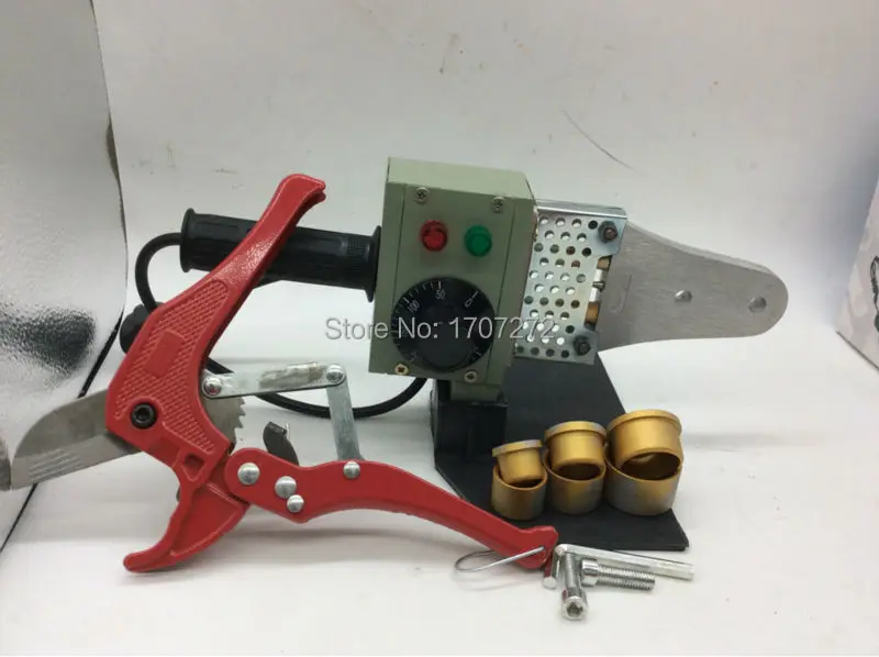 Free Shipping Temperature controlled PPR Welding Machine PE pipe welding machine with a ppr cutter AC
