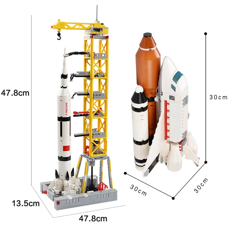 1043+ шт авиационные блоки внешний космический корабль спутниковая модель строительные блоки DIY Кирпичи Блоки строительные игрушки для детей