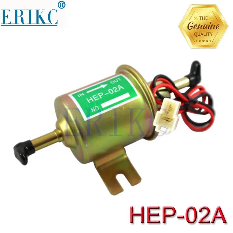 

ERIKC New Original 12V Electric Fuel Pump Low Pressure Bolt Fixing Wire Diesel Petrol HEP-02A For Car Carburetor Motorcycle ATV