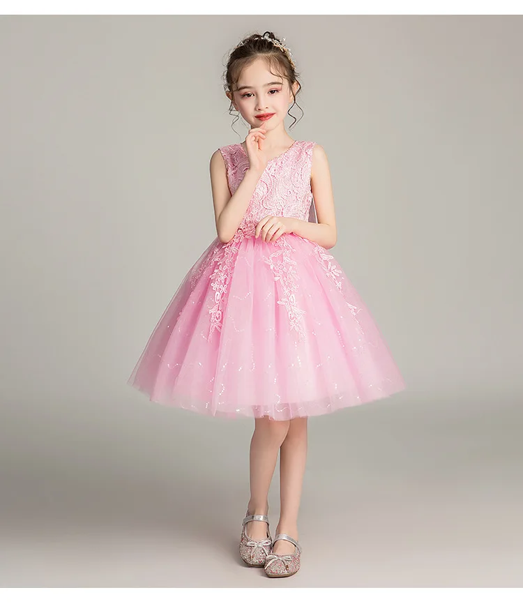 girls fluffy mesh dresses_05