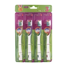 4 шт. натуральная зубная щетка путешествия эко-Устные зубная щетка мягкой щетиной бамбуковый уголь Зубная щётка