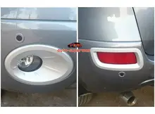Anteriore + Posteriore per Nebbia copertura della Lampada della Luce Trim Per RENAULT KOLEOS 2008 2009 2010