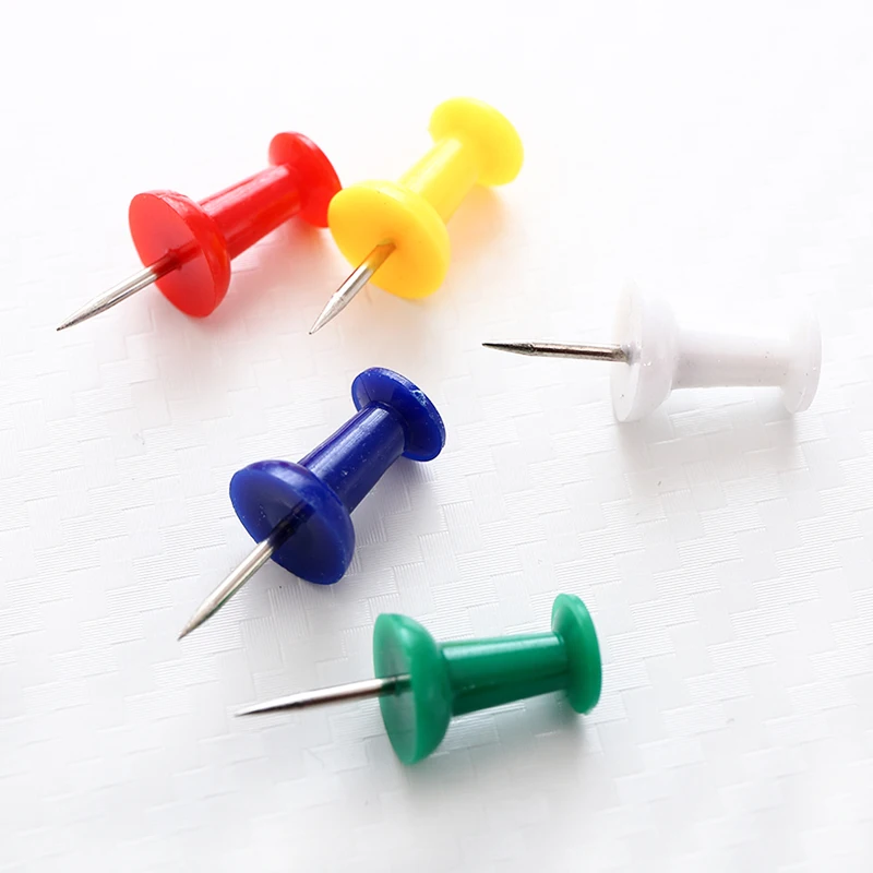 Buy 70cs Cute Plastic Tacks Push Pins Material Escolar 