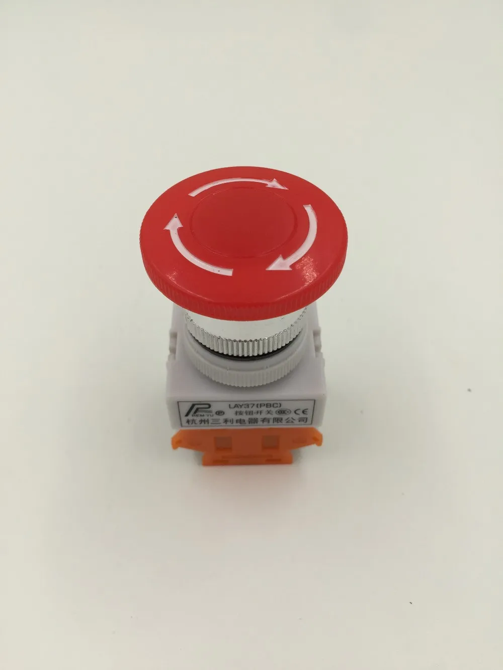 Красный грибной колпачок 1NO 1NC DPST Аварийная остановка кнопочный переключатель переменного тока 660 В 10 А переключатель оборудование лифт с фиксацией самоблокирующийся