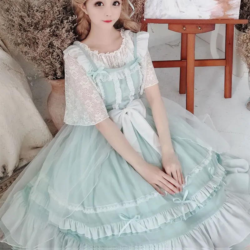 Платье Miss Pei ~ Sweet Lolita JSK классические шифоновые вечерние платья на лето|Платья| |
