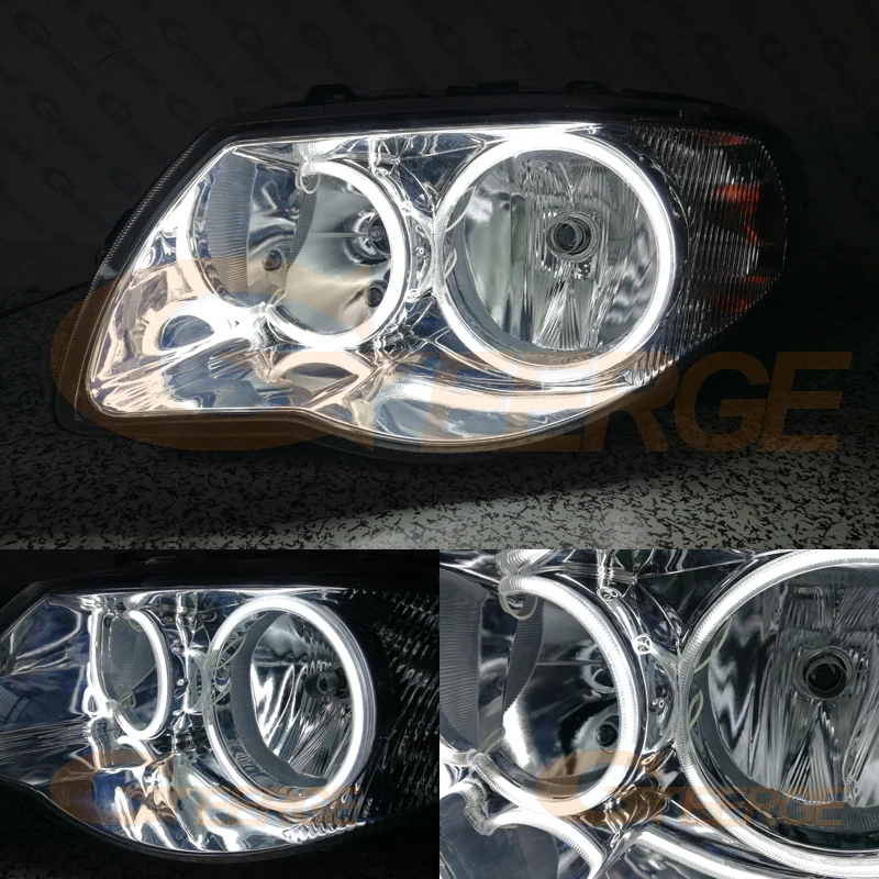 Anéis de Auréola para Chrysler Excelente Ultra Brilhante Ccfl Anjo Olhos Kit Voyager Grand iv 2005 2006 2007 2008 8 voyager iv 2005 2006 2007 2008