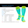 Calcetines de compresión AONIJIE E4069 calcetines atléticos para correr maratón de fútbol ciclismo enfermeras espinillas deportes Oudtoor ► Foto 2/6
