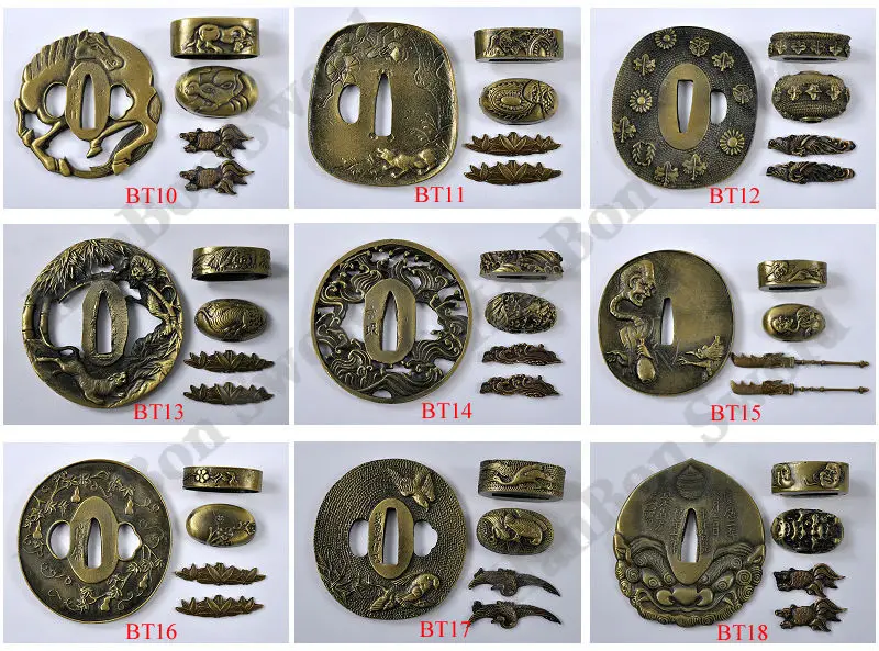 Специальное предложение меч из металлического сплава Guard Tsuba Fuchi Menuki Kashira