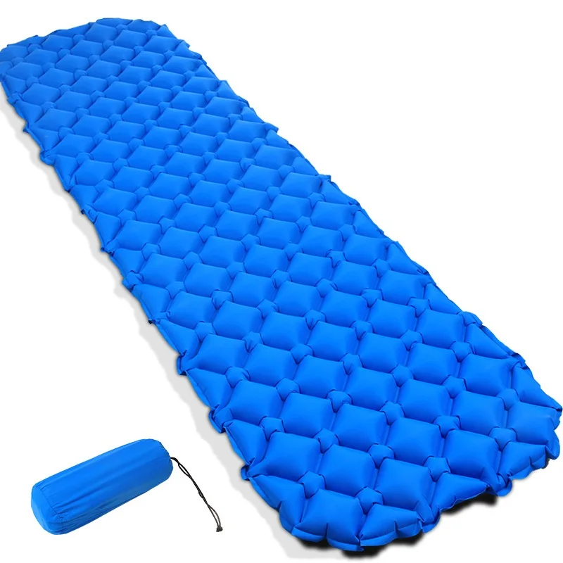 

Portable Ultralight Inflating Sleeping Pad Moistureproof Pad Outdoor Camping Mat Air Mattress Inflatable Camp Bed for Tent