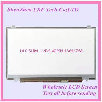 

NEW 14 inch slim LCD LED screen for DELL 14R 5437 5421 3421 5420 5423 FOR LENOVO T440P T440S LCD HD 1366*768 40 PIN