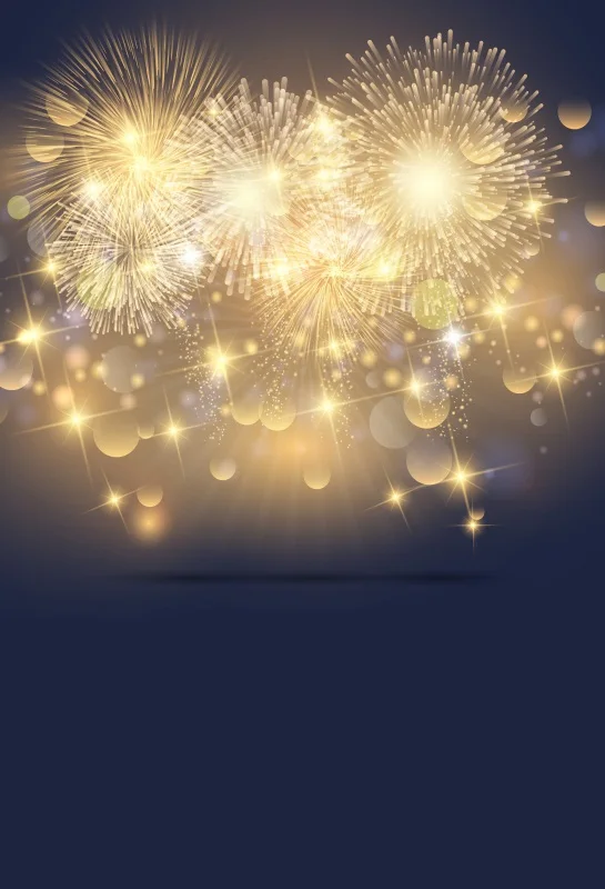 Laeacco Firework Light Bokeh New Year Party Poster Photography Backgrounds  Customized Photographic Backdrops For Photo Studio - Backgrounds -  AliExpress