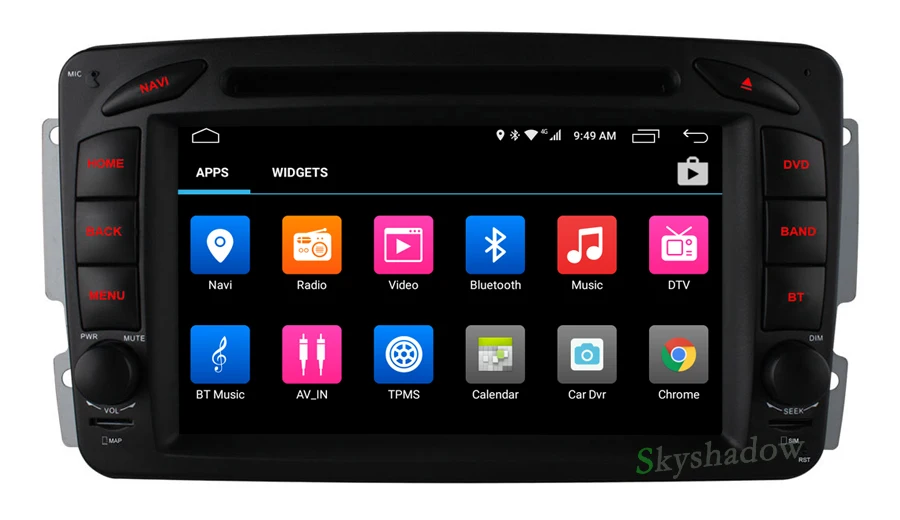 Best C500 4G SIM Android 6.0 8 Core 2GB RAM Car DVD Player RDS Radio GPS Map WIFI Bluetooth For Benz W163 W168 Viano Vito W463 W210 7