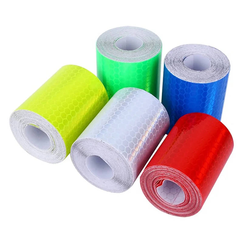 

1PC 100*5cm Warning Light Reflector Protective Sticker Warning Tape Reflective Film Car Safety Mark Reflective Strip Stickers
