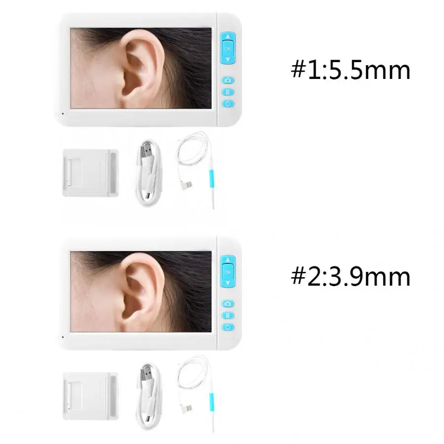 4.3in TFT Ear Otoscope тестер для устройств ручной эндоскоп камера со светодиодной