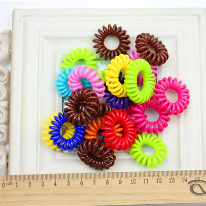 

Hair Accessories For Girls Women Rubber Bands Ties Gum Hair Rope telephone line Headbands Ponytail Scrunchie