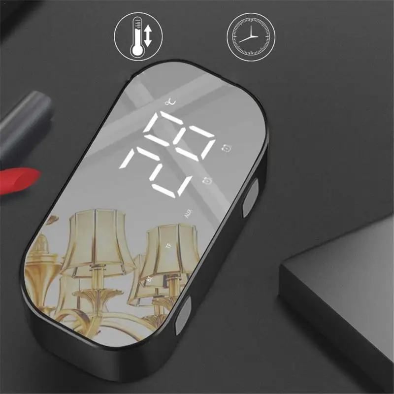 FV S5 Часы Bluetooth динамик с дисплеем Дисплей температуры и будильник
