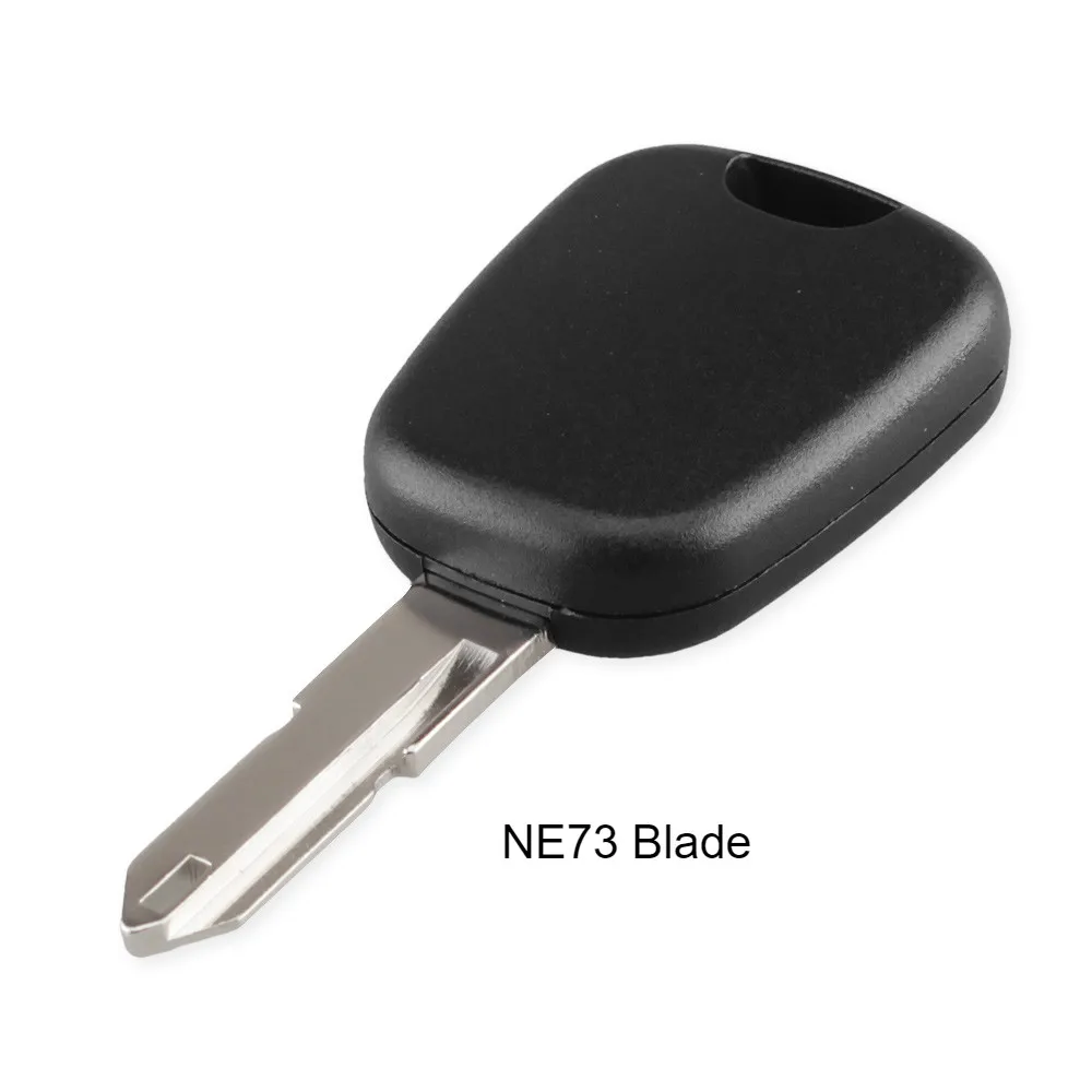 Durable Remote Key Case Shell with Transponder Chip Slot - No Logo