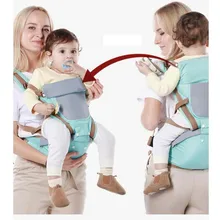 Дышащий детский поясной стул плеча ребенка с мульти-функциональный рюкзак-кенгуру ремень детский поясной стул до и после двойного назначения