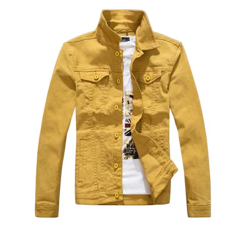 Spring Autumn New Fashion Denim Jacket Men Casual Jeans Jacket And Coat
