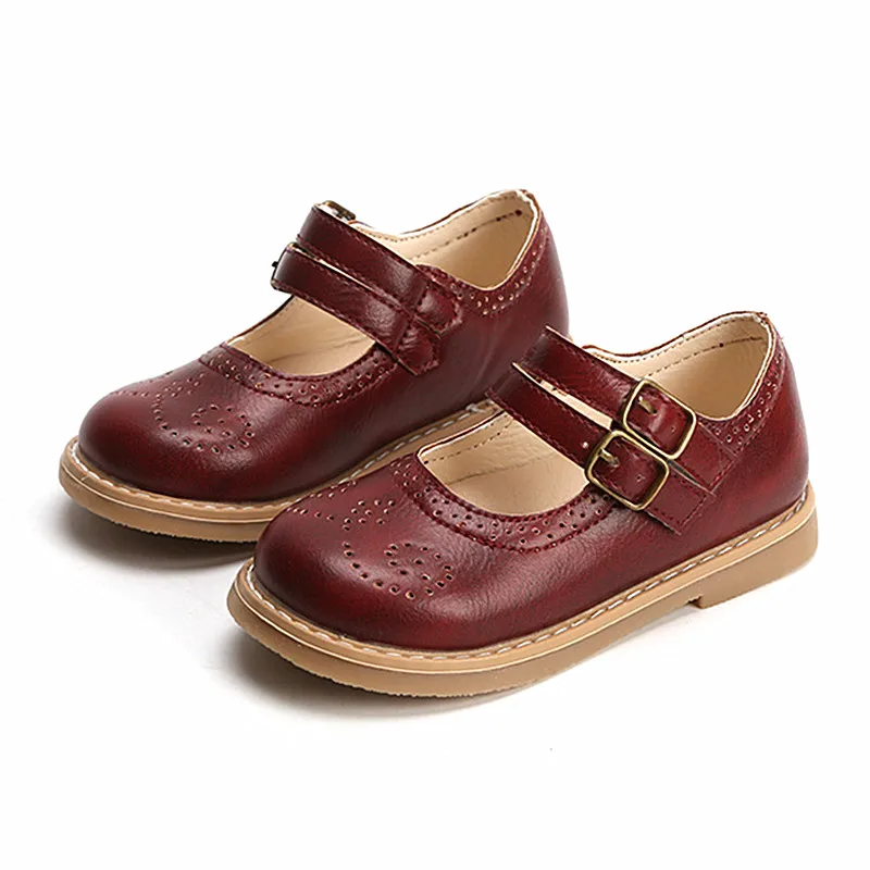 

KINE PANDA Girls Dress Shoes Princess Child Little Kids Kindergarten Toddler Girl Leather Dance Shoes Wedding Party 1 2 3 4 5Y