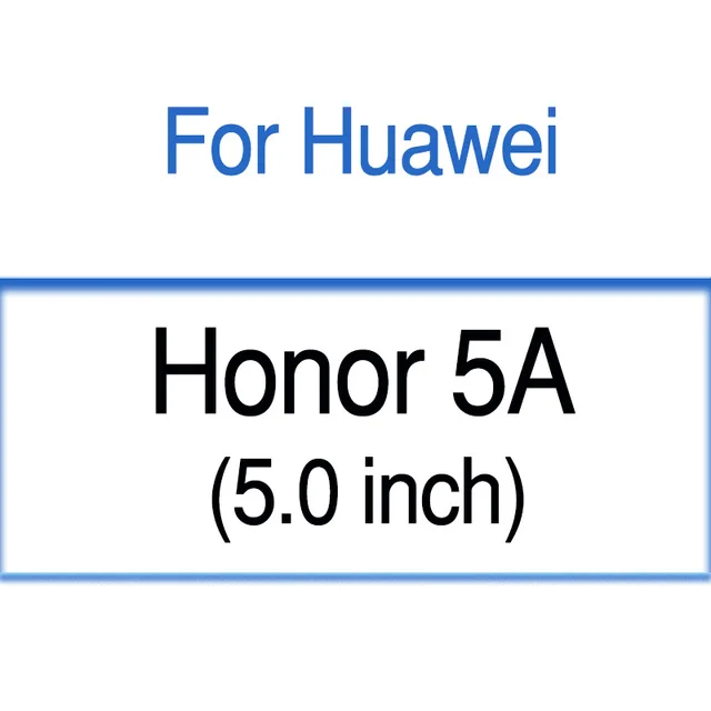 Защитное стекло на Honor 5c для huawei 5x 5a закаленное стекло 5 C X A C5 X5 A5 Honor5c Защитная пленка для экрана телефона на Huawey Hawei - Цвет: For honor 5A