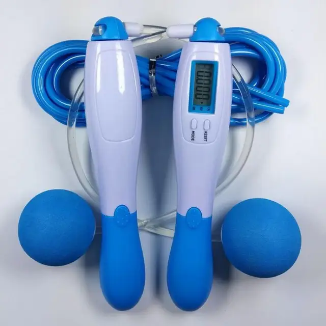 US $7.12 1pc Digital Wireless Calorie Counter Skip Rope Sport Weights Exercise Fitness Body Building Jump Ro