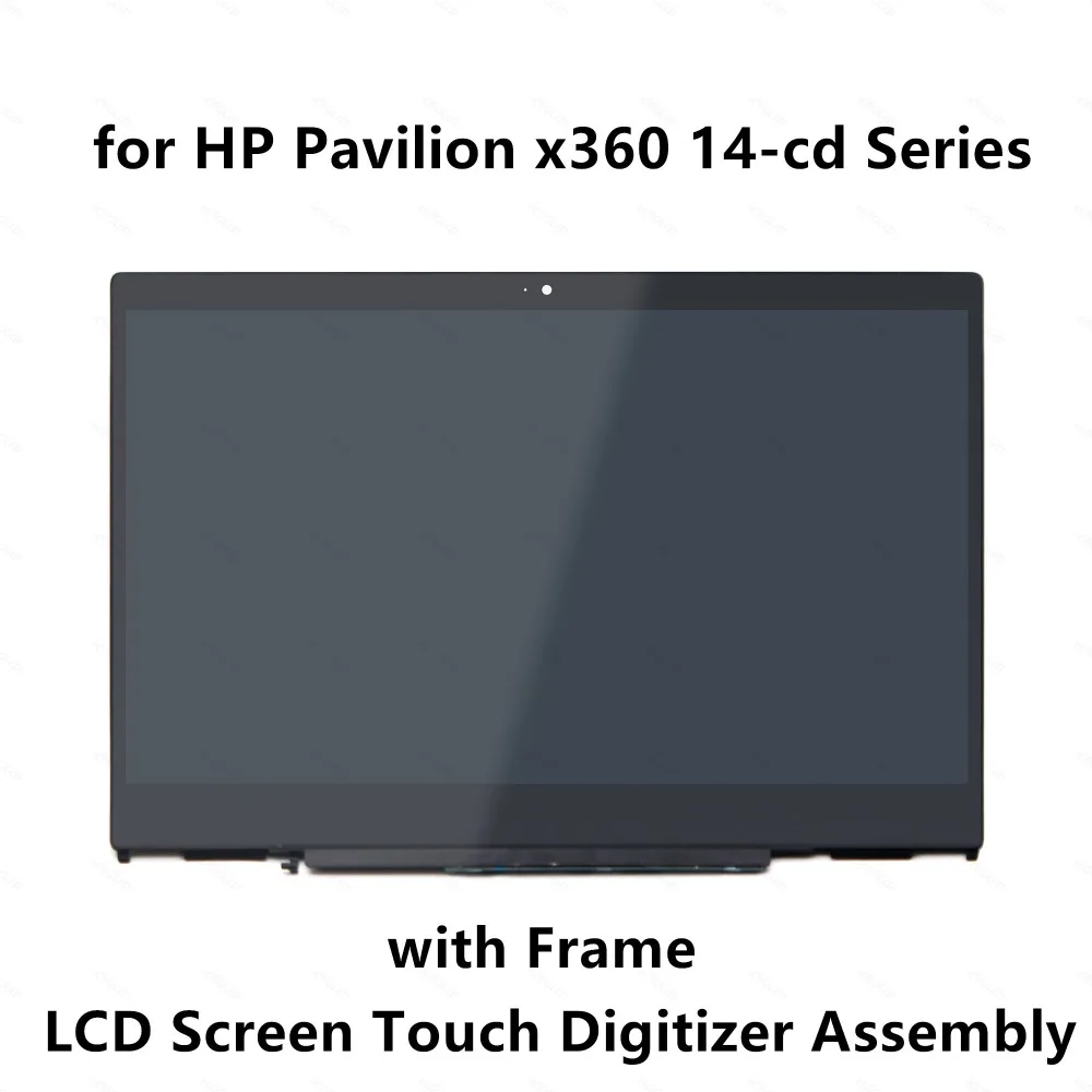 Для HP Pavilion x360 14-cd0003tx 14-cd0004tx 14-cd0005tx 14-cd0007tx ЖК-дисплей сенсорный экран стекло