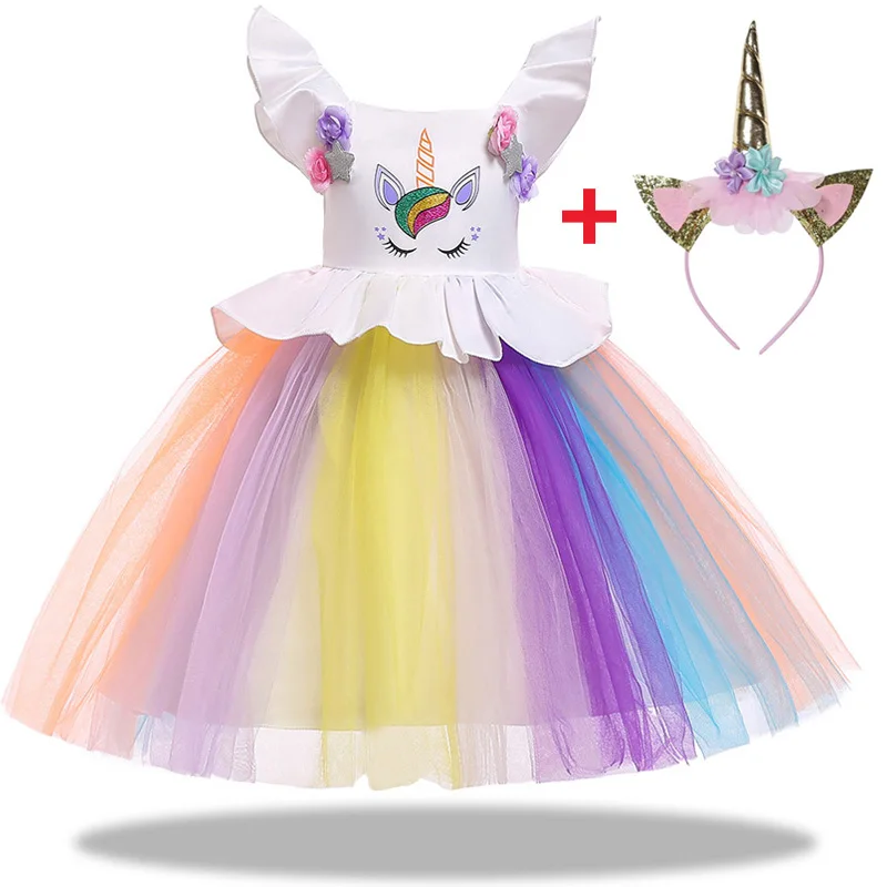 Colorful Unicorn Party Dress -Unicorn Fashion