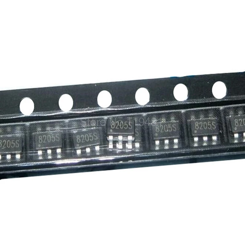 FS8205S + DW01 8205A SOT23 6 리튬 배터리 보호 IC 칩 DW01A FS8205S 8205S ...