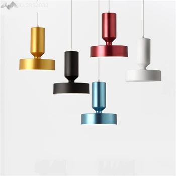 

JW Modern Nordic Creative Personality Macaron Pendant Lamp Led Pendant Light for Living Room Restaurant Bedroom Bedside Lighting