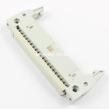 

50 Pcs Per Lot 2.54mm Pitch 2x20 Pin 40 Pin Straight Male Cable Connector Ejector Header With Latch