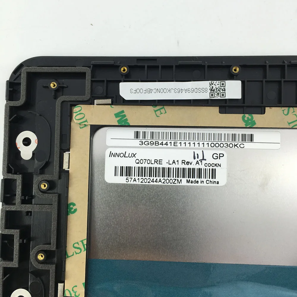 Цена Новый ЖК дисплей + кодирующий преобразователь сенсорного экрана в сборе с рамкой запасные части для lenovo IdeaTab A3000 A3000 H