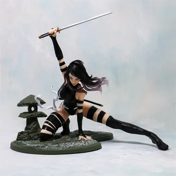 

Huong New Hot X-Men Psylocke X-Force Ninja Outfit PVC Figure Collectible Model Christmas Toys Gift