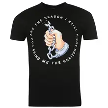 Bringen Mich Die Horizon Grund ICH Noch Kampf T-Shirt Herren Schwarz Top T-shirt Hip Hop Neuheit T Shirts Männer marke Kleidung