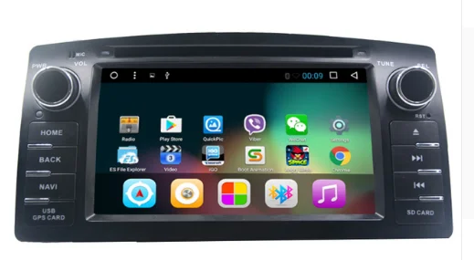 Android 9 0 автомобильный dvd плеер для Toyota Corolla E120 BYD F3 Автомобильный Стерео GPS