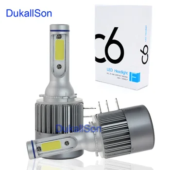 

H15 H7 H4 H11 H8 H27 led headlamp Car led bulb Super Bright COB LED headlight Car LED Headlight Replacement For Cars Automobile
