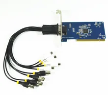 HD 960H 4channel cctv dvr video capture card support p2p remote view
